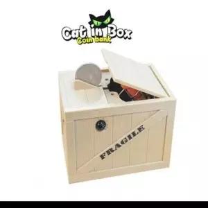 [셀러에이드]고양이 저금통 동전 수납 수집양동전훔치는