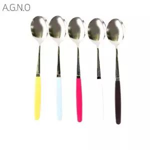 아그노 알록달록칼라 숟가락 5종 택1
