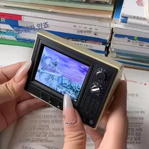 브라운관 티비 복고 장식품 옛날 골동품 소품 촬영