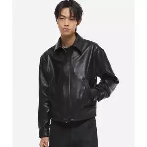 ㅇ매장정품ㅇ 디앤에스알 DNSR [프리미엄] 람포 베지터블 램스킨 자켓 블랙 DNBFSSJK03BK 102838