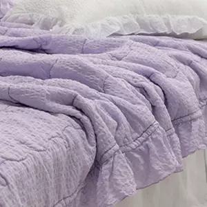 파스텔 여름 리플 퀸 피그먼트 이불 아사면 블루베리