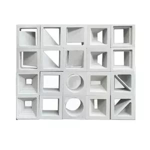 큐블럭 벽돌 인테리어 파티션 바테이블 사무실 담벼락 담장 자재 건축 실내 디자인블럭