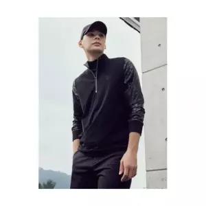 매장정품 빈폴 BEANPOLE GOLF 남성 니트 배색 리드 베스트 블랙 BJ5942B115 653685