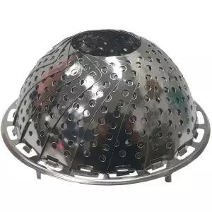 [콩심팥심]국산 스텐찜기 접이식 냄비 만두 채반 찜 받침대 소형 채망