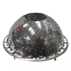 [콩심팥심]국산 스텐찜기 접이식 냄비 만두 채반 찜 받침대 중형 소쿠리