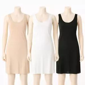 [갤러리아] [여]택1)기본기장 실크처럼 부드러운 냉감 베이직 스트랩 런닝슬립[VFS5023R]