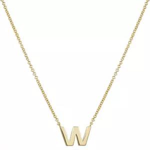 여성용 귀여운 이니셜 목걸이 앙증맞은 골드 레터 14K 도금 개인화된 알파벳 펜던트 심플한 작은 에스테틱