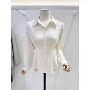 [갤러리아] [LAP]사이드끈벨트 슬림블라우스 (AS7XB164)