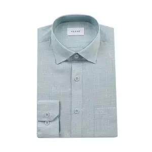 [갤러리아] 예작26년S/S(일반핏)마이크로 다사란 카라스냅 여름 긴팔셔츠 YJFMUR523GR