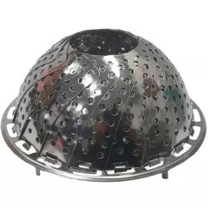 국산 스텐찜기 접이식 냄비 만두 채반 찜 받침대 소형 채망