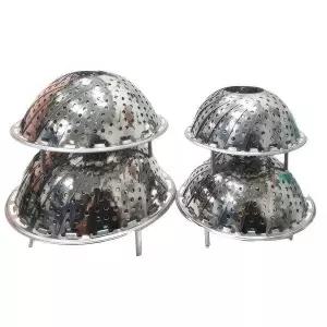 국산 스텐찜기 접이식 냄비 만두 채반 찜 받침대 4종 찜망