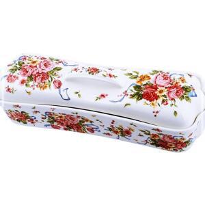 허니문 로즈 직사각 수저통 유럽풍 세라믹 도자제 전통 레트로 가성비 킹성비 갓성비 북유럽 KWAF8EE3