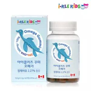 아이클 키즈 오메가3 2.3g 60 맛있는 꾸미 건강한 젤리 성장촉진 EPA DHA 두뇌 건강 성장 촉진