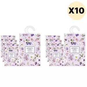 부케가르니 화이트머스크 옷장방향제 선물 L 8개 X10 BNA