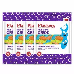 플랙커스 키즈 치실 300개입 (75개입x4)