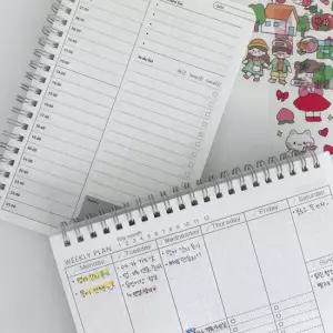 벨비 스케줄러 시간표 위클리 스터디 플래너 일정표 it-9