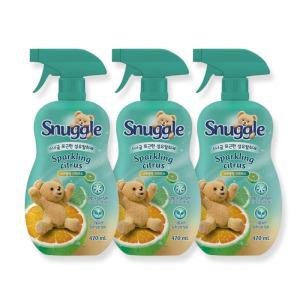 스너글 오리지널 섬유 탈취제 스파클링 스트러스 470ml 3개