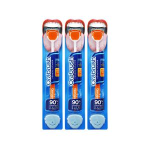 오라브러쉬 혀클리너 오렌지색상 증정 보관캡,, 3개