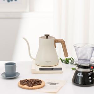 하트만 프리미어 전기드립 커피포트 미세 온도조절 보온 전기포트 (아이보리)