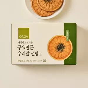 [롯데백화점]올가홀푸드 [ORGA] 구워만든 우리쌀 전병 김 (144g) (24gx6개입)