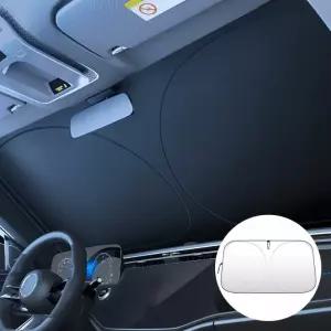 차량용 자동차 앞유리 차량 햇빛가리개 3초 원터치 전차종 호환 열기 차단 가리게 암막 썬바이저 커튼