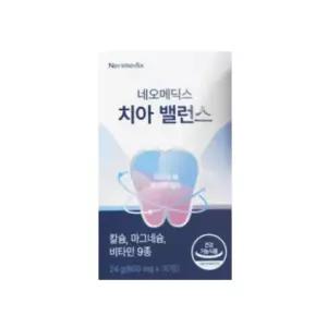 네오메딕스 치아밸런스 30정 1박스 칼프디마 건강 칼슘 영양제 잇몸 건강 치약 관리