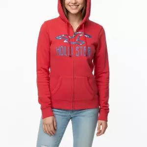 HOLLISTER 홀리스터 후드 여성 100% 정품 마지막반값할인 Bright red S(55), M(66) 352-527-0347-050