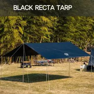 제드 렉타타프 대형 사이즈 암막 UV 코팅 그늘막 150D 옥스포드