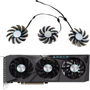 기가바이트 라데온 RX 6600 6700 XT RTX 3070 Ti 이글 그래픽 비디오 카드 냉각 팬용 LTANDBR 75MM