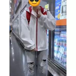 슬램덩크 남자 가을 집업 가디건 카디건 커플 후드 HO3