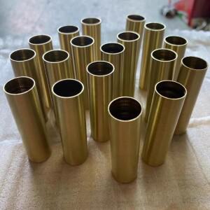 100mm 황동 모세관 대형 원형 튜브 파이프 2mm ~ 35mm