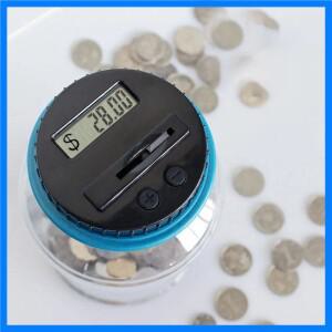 돼지 저금통 카운터 동전 전자 디지털 Lcd 계산 동전 돈 절약 상자 항아리 동전 저장 상자 파운드 유로 AU