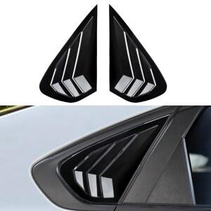 dloveg 리어 사이드 윈도우 루버, 기아 2020 호환됩니다 스포츠 2024 스타일 2023 2022 커버(글로스 포르테 2025 액세서리 벤트 블랙)와 에어 2021