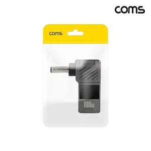 C타입 843EVZ47 PD 변환 젠더 100W 20V 꺾임 고리형 외경 4.0 내경 1.35