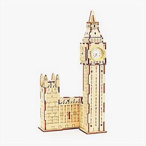 [2개구성] 빅 벤 시계탑 H606 학교 교실 학원 관공서 장난감 우드 미니어쳐 원목 퍼즐 조립 모형 NWB39887