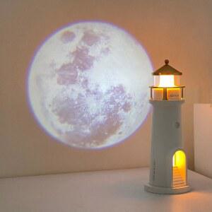특이한 무드등 램프 등대 스피커 겸용 블루투스 리모컨 조명