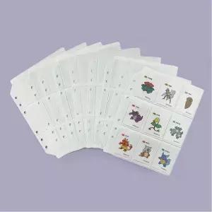 A6 WIDE 6공 띠부용 리필 포켓 사무용품