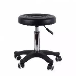 유압식 원형 스툴 블랙 쿠션 의자 높낮이 조절 사무용 가정용 다용도 체어