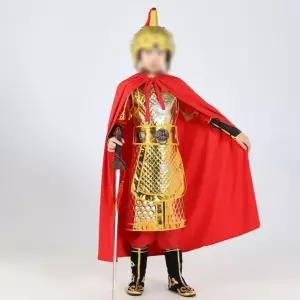 어린이갑옷 의상 코스프레 코스튬 세트 연극 학예회 망토 할로윈 장군