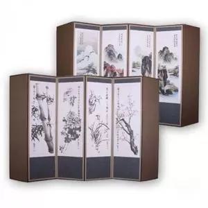 [골드스마일]금장 6폭 병풍 다도 명절 제사