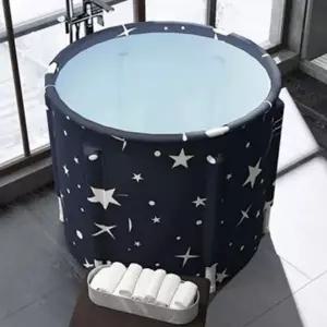 욕조 간이 사우나 반신욕 접이식