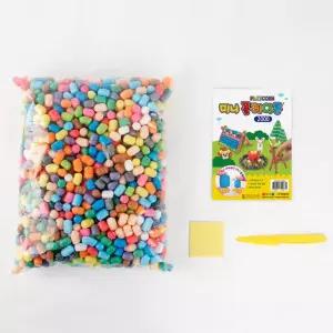 혼합 만들기활동 만들기재료 플레이콘 옥수수소재 미술놀이