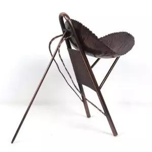 앤틱장식품 수공예 황동 지게대 장식품 인테리어 공예 소품