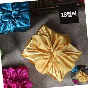 예단보자기 공단보자기 명절 예단 선물포장 중 88cm 대 108cm