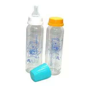 유아물병 유리 젖병 수유 유아 물병 2인조 세트 245ml