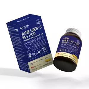 슈프림오메가3 맥스 오메가 EPA DHA 1100 피쉬오일수험생 180캡슐 선물
