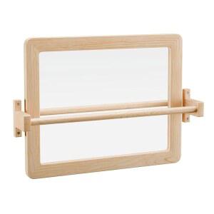 오기어스 몬테소리 베이비 풀업 바, 몬테소리 스몰 미러는 생후 6개월에서 18개월 사이의 , 등록 항목, 19.7 * 15.8인치에 적합합니다