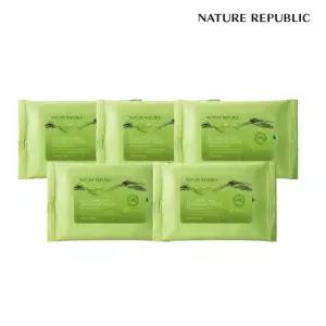 [네이처리퍼블릭] 제주 탄산 클렌징 티슈 15매 X 5 (총 75매)