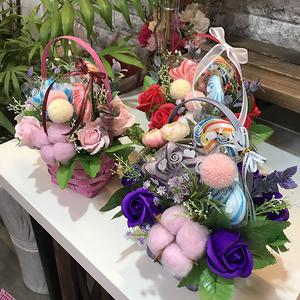 화이트데이 사탕미니꽃바구니