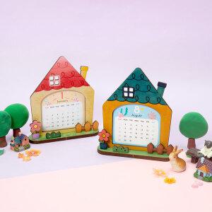 우리집 탁상 만년 달력 만들기 나무 액자 사진 diy